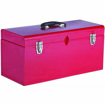 DO IT BEST Tool Box, Steel, Red, 20 in W x 7 in D x 7-1/2 in H 398624